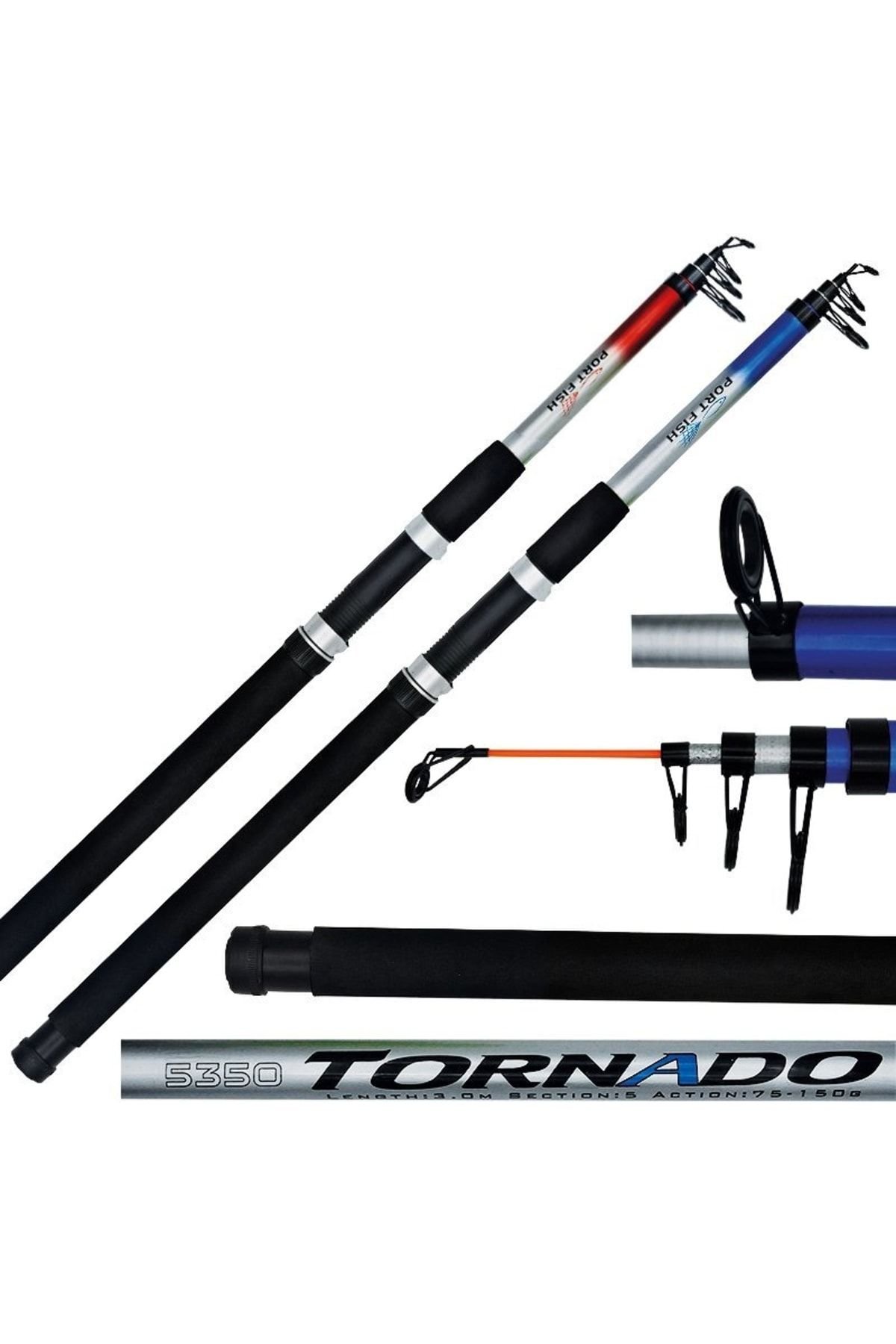 Portfish Tornado Teleskopik Fiber Olta Kamışı 270 Cm 75 -150 Gr Renkli