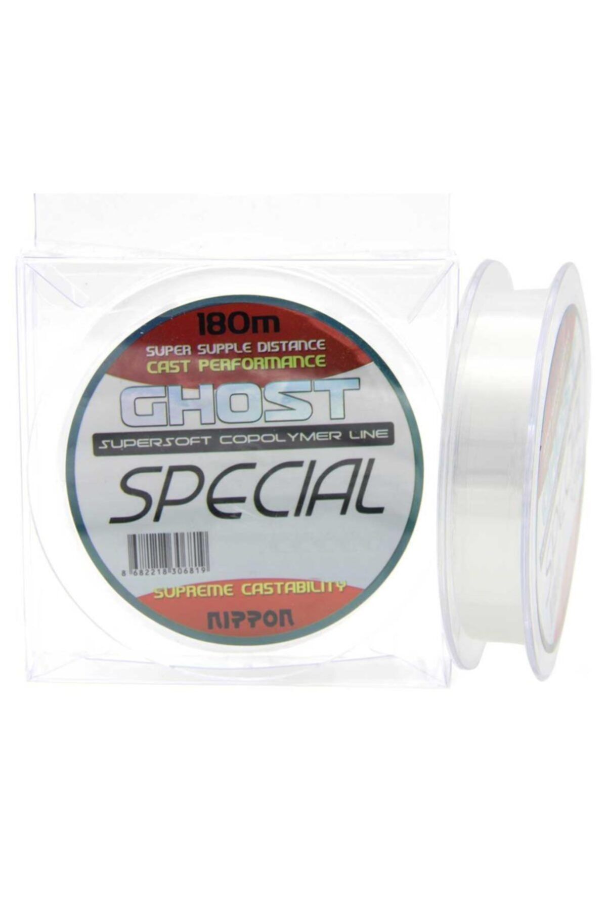 Nippon Ghost Special Süpersoft Olta Misinası 180mt 0.34 mm Şeffaf