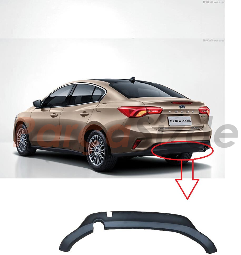 Tampon Arka Alt Plastik Focus 2018-2023 Sedan