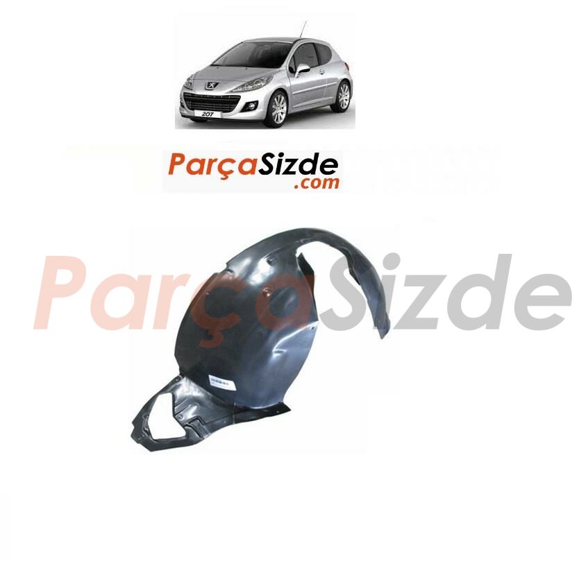 Sağ Ön Camurluk Davlumbazı Peugeot 207 (2006-2012)