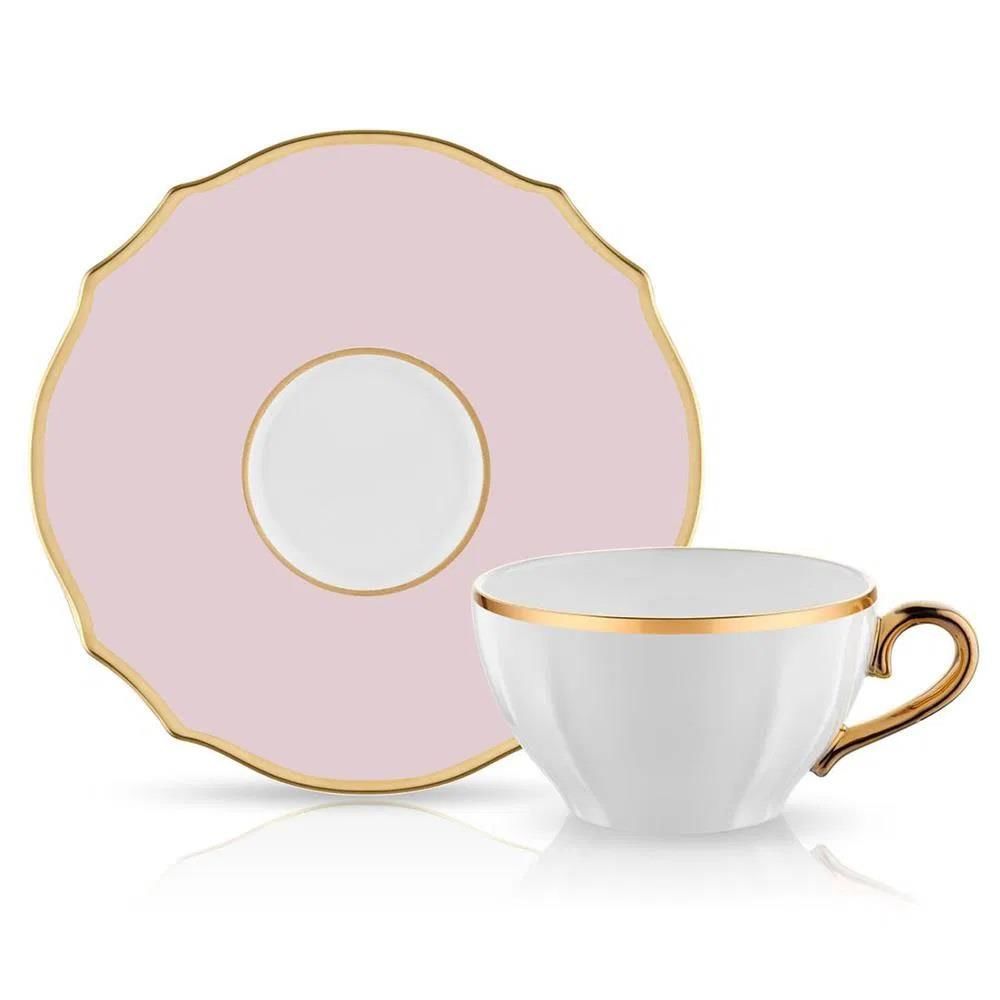 KOLEKSİYON EVA POEM PEMBE ÇAY FİNCANI 1 KİŞİLİK