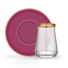 COLORED MÜRDÜM 6 KİŞİLİK ÇAY SETİ