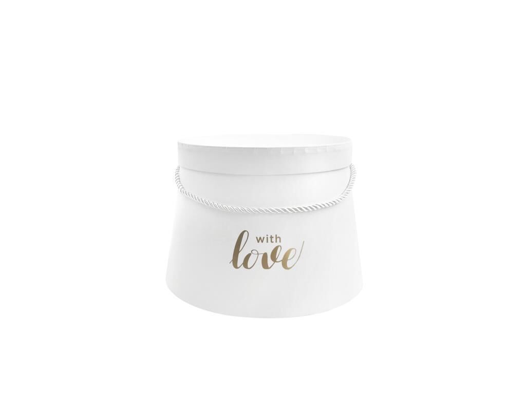 BEYAZ LOVE KONİK KUTU