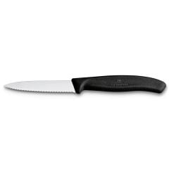 SOYMA BIÇAK TIRTIKLI SİYAH 185 MM
