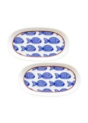 FISH 2'Lİ OVAL SERVİS TABAK 26CM