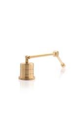 BRASS PİRİNÇ ALTIGEN MUM SÖNDÜRÜCÜ 18CM