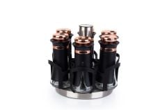 SİYAH BAKIR 7 PARÇA BAHARAT SET