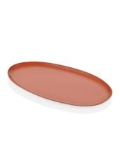 COTTA LIMOGES OVAL SERVİS TABAK TERRACOTA 43X22CM