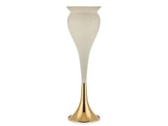 SETA TEXTURED CREAM GOLD KONİK AYAKLI DAR VAZO/DEKOR 72CM