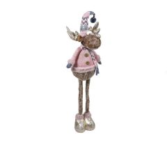 PEMBE NOEL GEYİK DEKOR 97CM