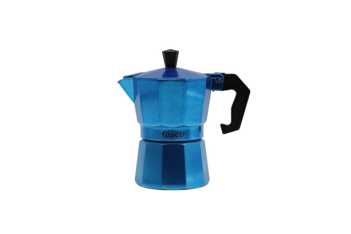 PİCCOLO - MOKA POT 3 FİNCAN MAVİ