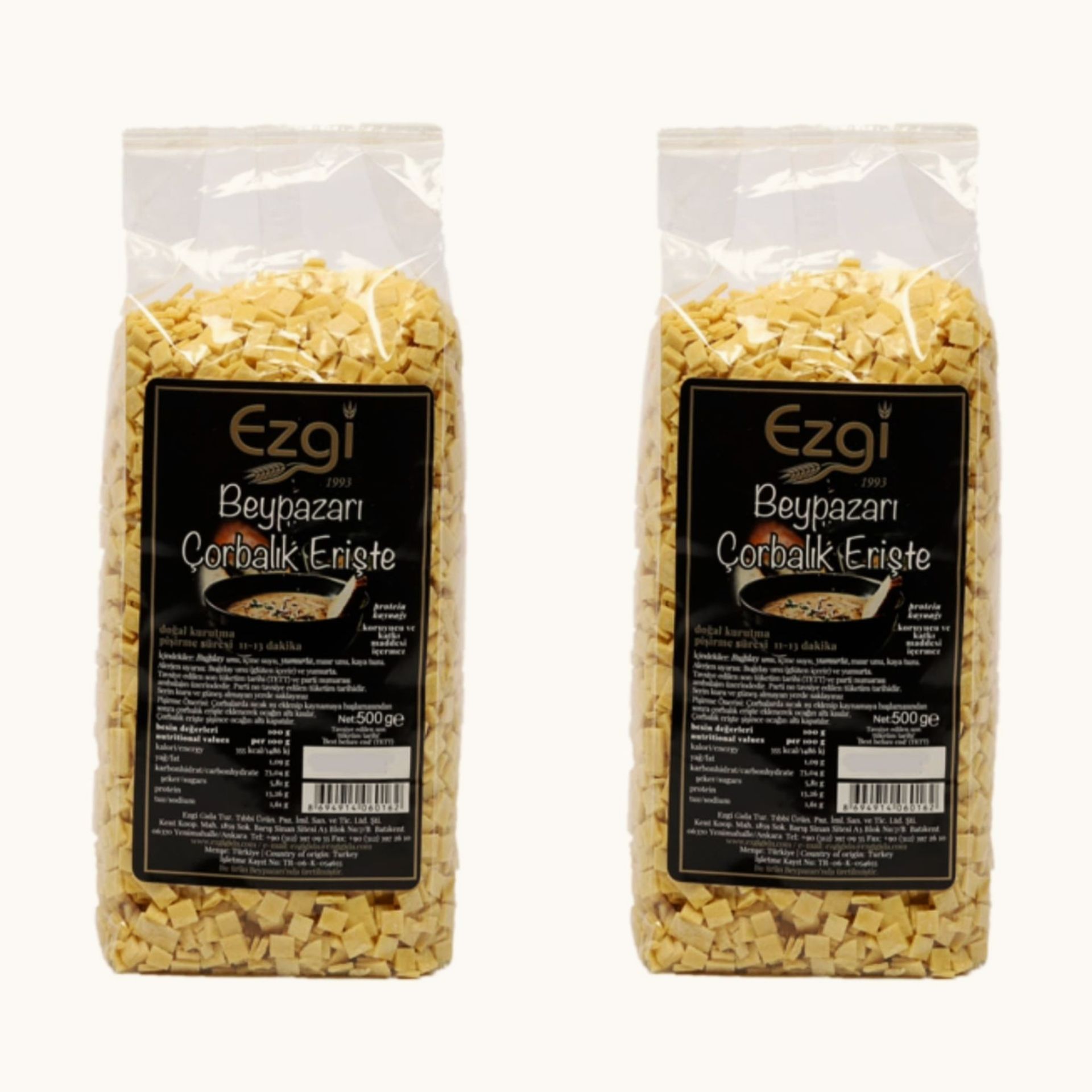 Çorbalık Erişte 500 G x 2 ADET