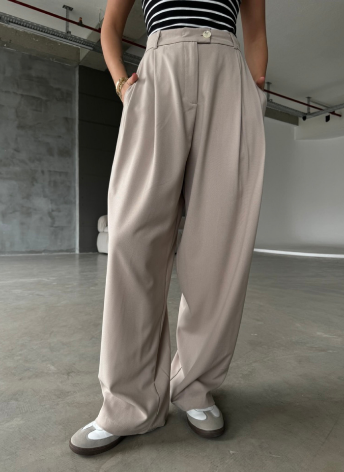 BEJ MASKÜLEN PANTOLON