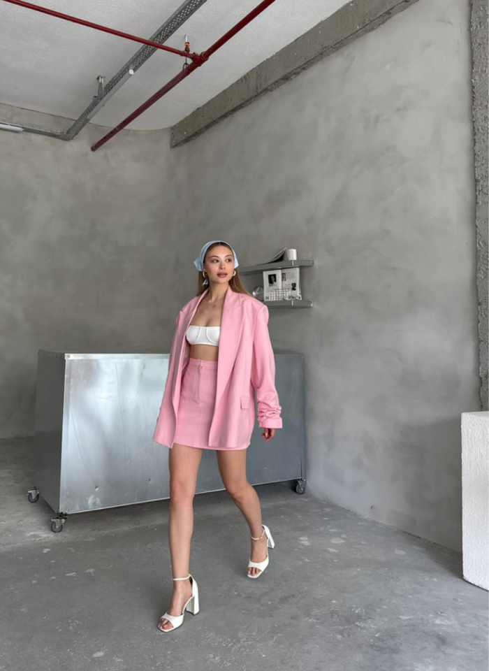 PEMBE ELAN BLAZER