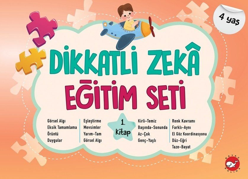 Dikkatli Zeka Eğitim 1. Kitap - 4 Yaş