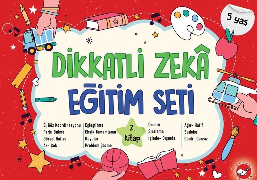 Dikkatli Zeka Eğitim 2. Kitap - 5 Yaş