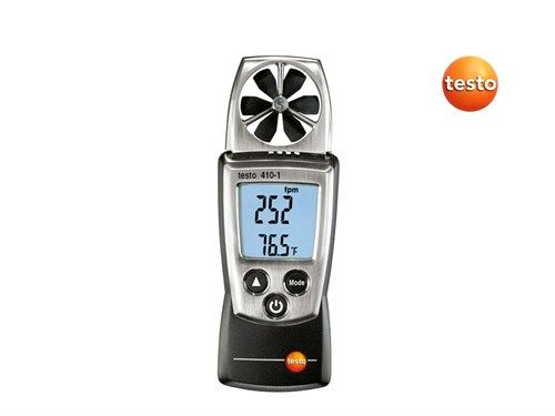 Testo 410-1 Rüzgar Hızı Ölçer Anemometre