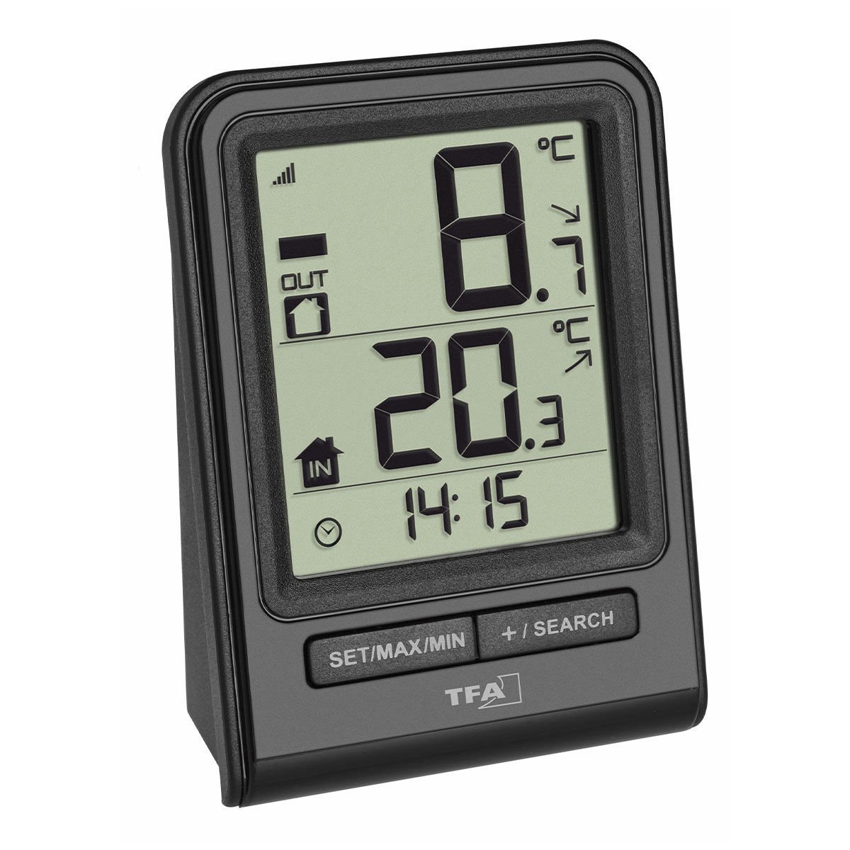 TFA 30.3063 Wireless İç Dış Sıcaklık Ölçer Termometre