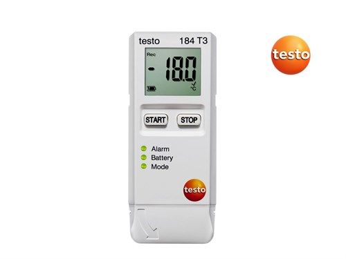 Testo 184 T3 Sevkiyat Araçları için Sıcaklık Datalogger