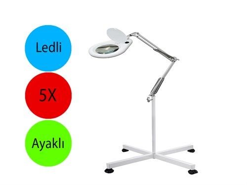 ADN 60L Led Işıklı Ayaklı Büyüteç