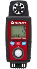Triplett EM300 Hava Hızı/ Hacmi, Işık, Nem, Sıcaklık, K tipi Çevre metre