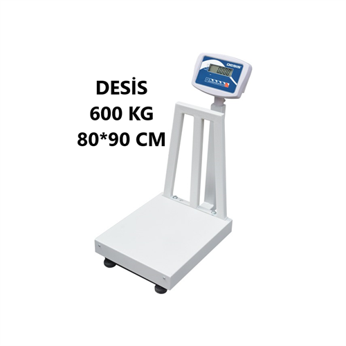 Desis B5 Elektronik Tartım Kantarı 600KG - 80x90CM