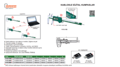 İnsize 1113-150 Dijital Kumpas 150 mm / 0.01mm