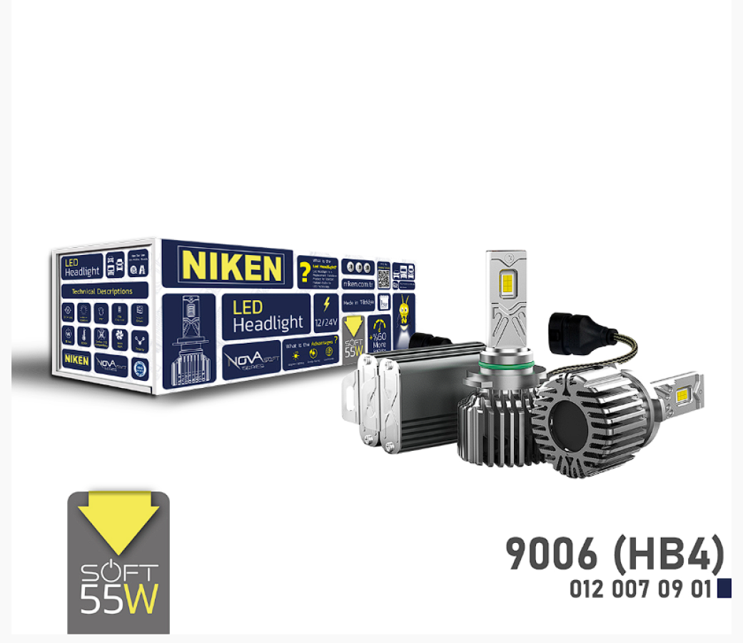 Niken Nova Soft HB4-9006 Led Ampul Takımı