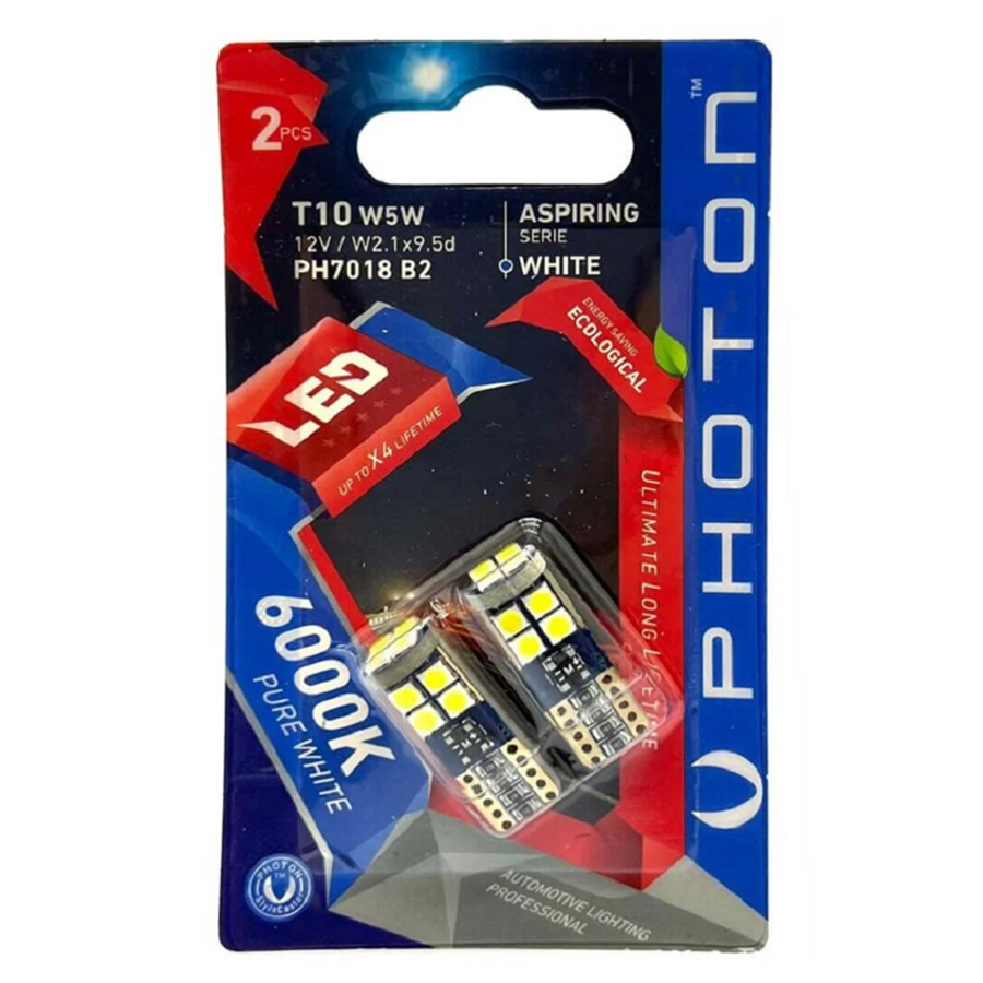 PhotonT10 W5W 4+4+4 12-24V Exclusive Cb Park Led