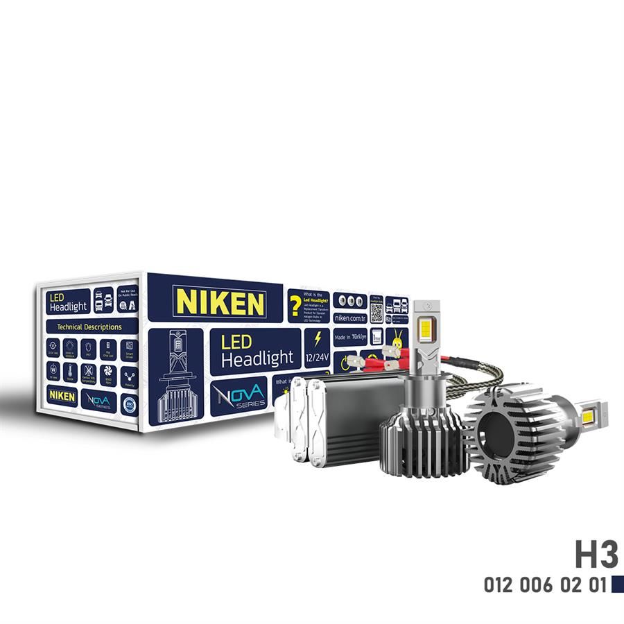 Niken Nova Serisi H3 Led Far Ampul Takımı