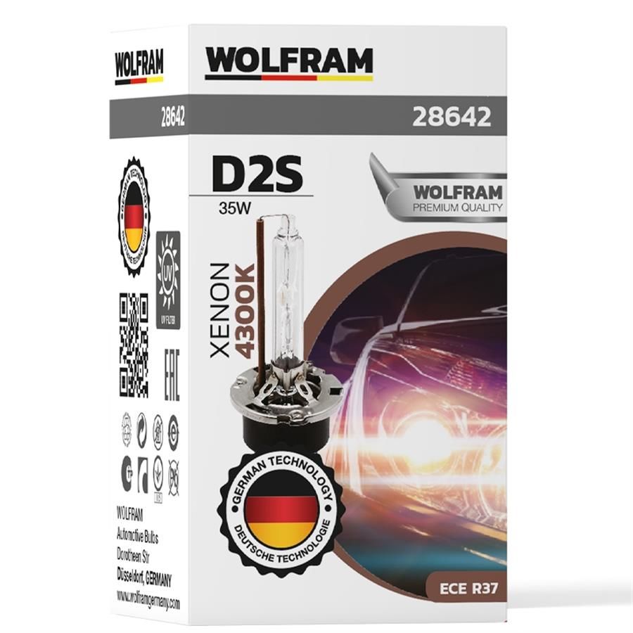 Wolfram D2S Xenarc 4300K Ultraviolet +%30 Fazla Gün Işığı