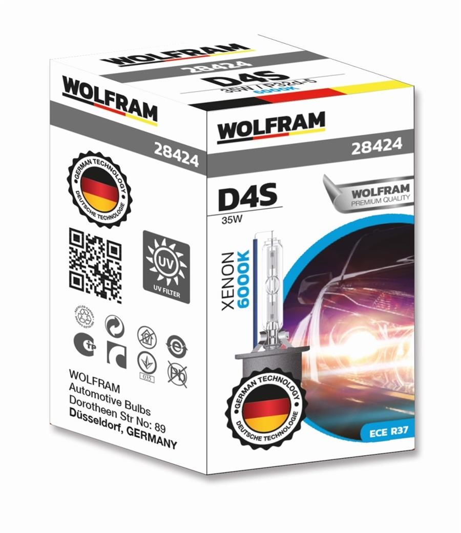 Wolfram D5S Xenarc 6000K Beyaz Işık