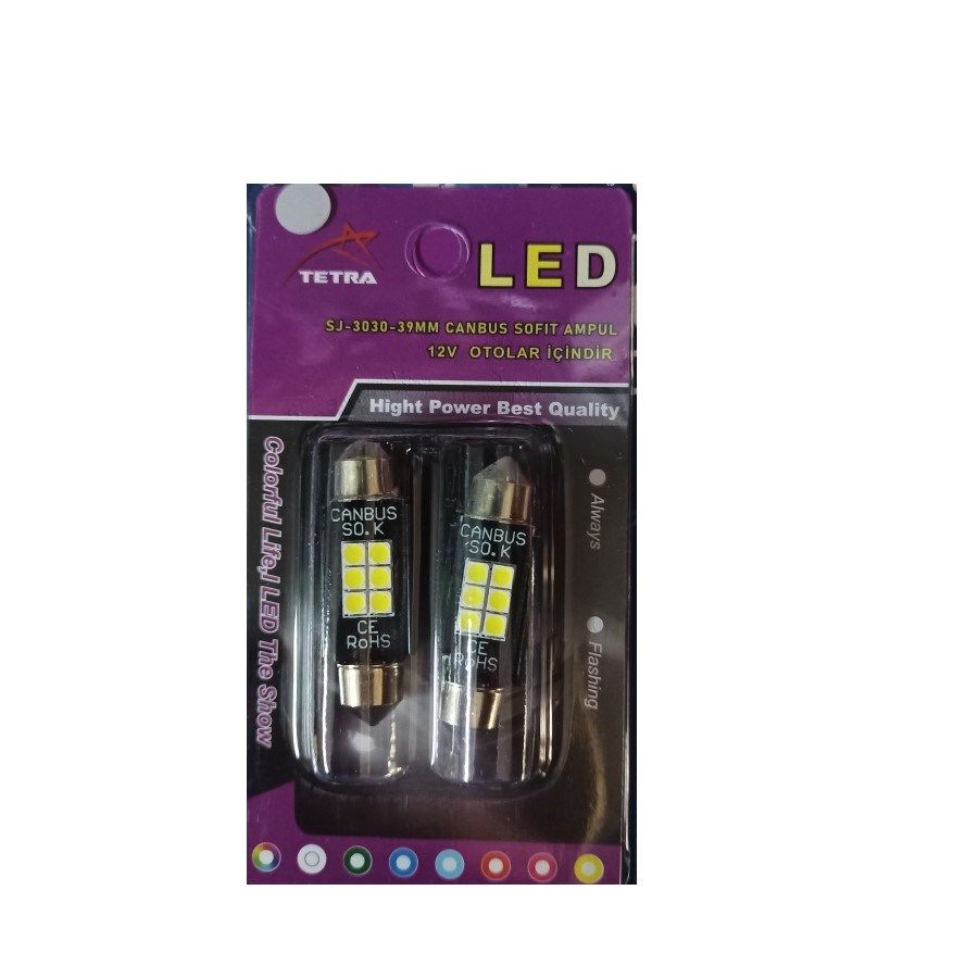 39Mm Can-Bus Sofit Led Ampul