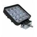 12V-80V Kare Tip Çalışma Lambası 16 Led 27W 35Mm