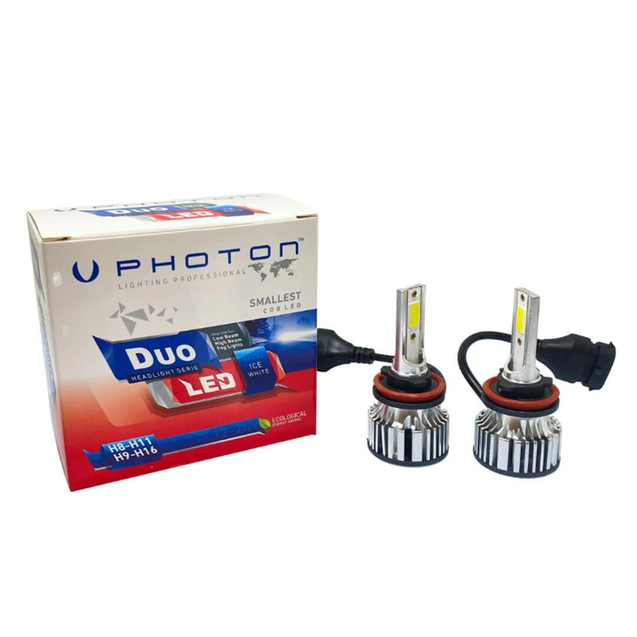 Photon Duo H8/H9/H11/H16 12-24V Led Headlıght