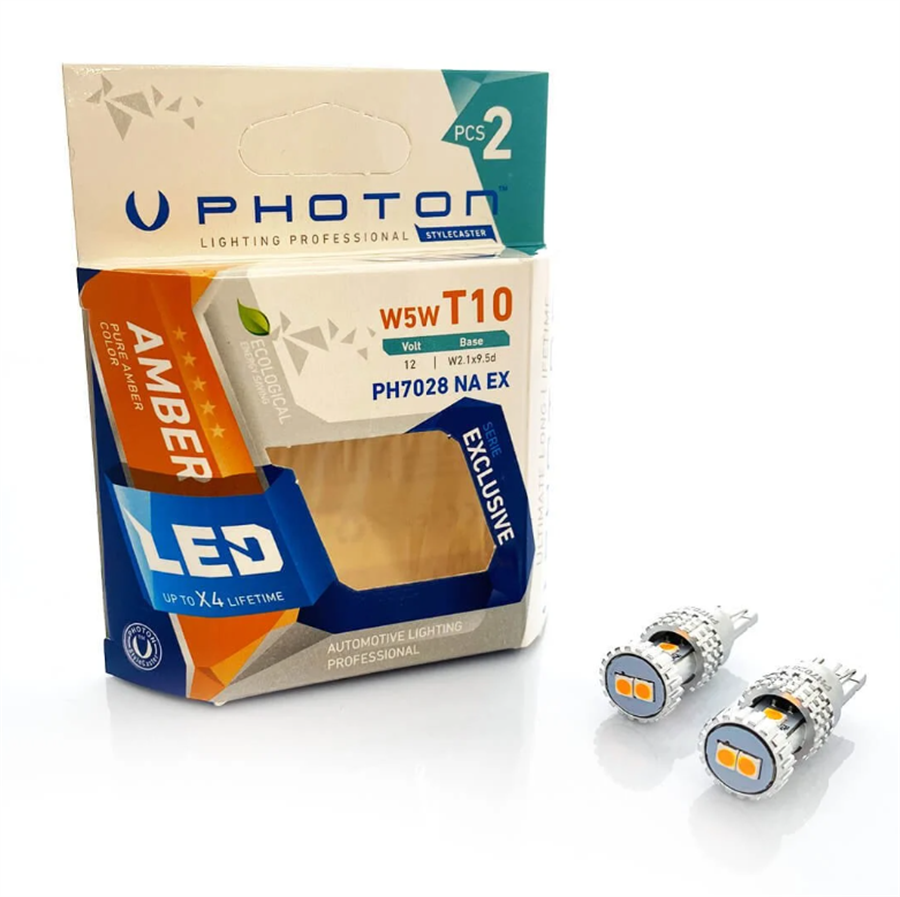 Photon W5W 15Smd Amber 12V Exclusıve Cb Park Led