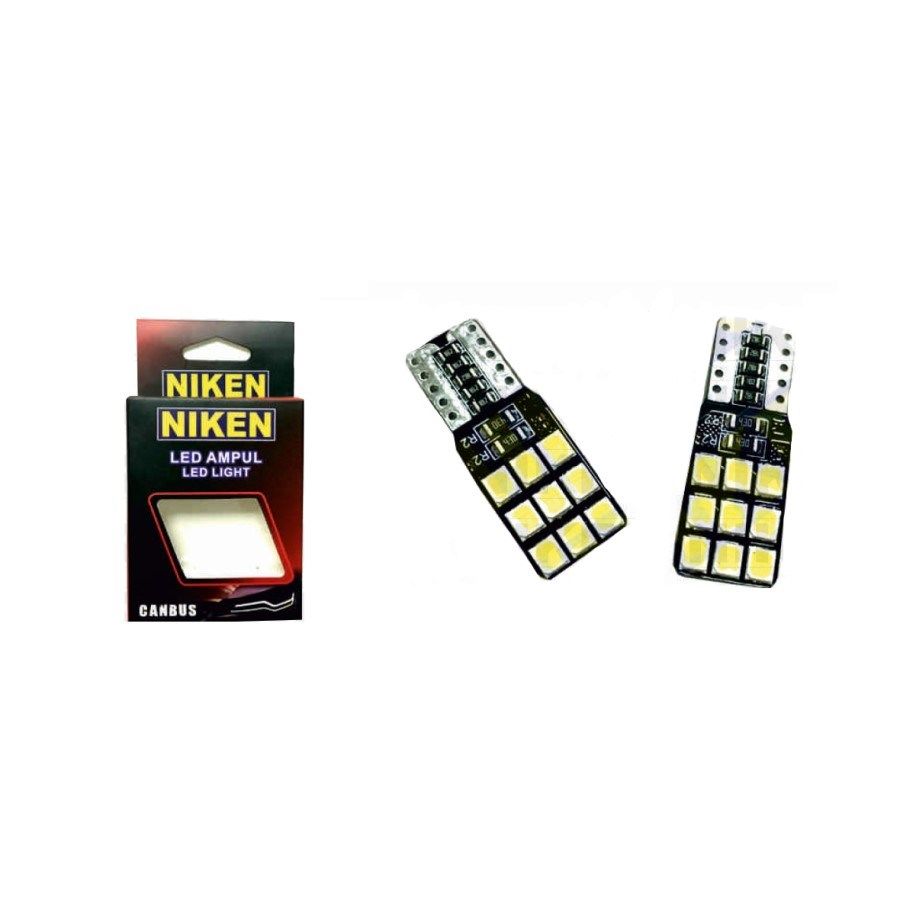 Niken T10 W5W 18 Ledli Tavan/Park/Palaka/İç Aydınlatma Led Ampulü