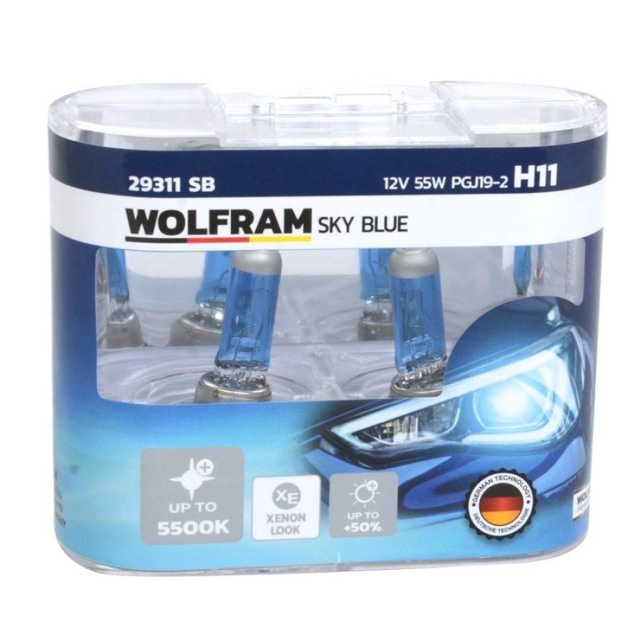 Wolfram H11 Sky Blue Beyaz Işık