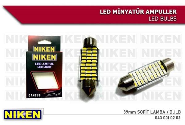 Led Ampul Sofit Canbus Led 41mm