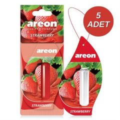 Areon Lıquıd 5 Ml Strawberry Oto Araç Kokusu 5'li