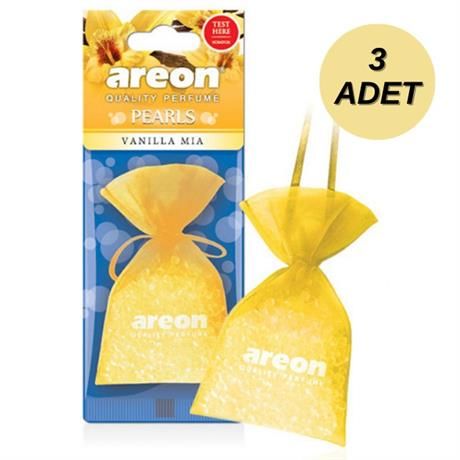 Areon Pearls Vanilla Mıa Oto Araç Kokusu 3'lü