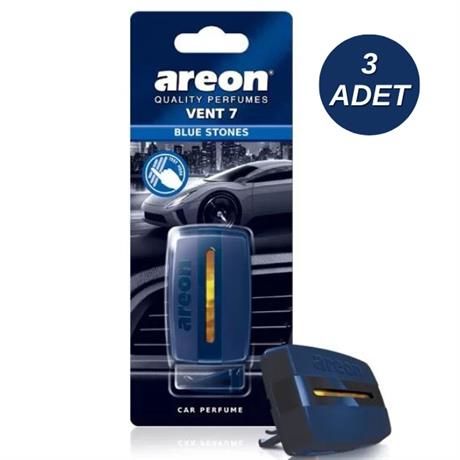 Areon Vent 7 Blue Stones Araç Klima Kokusu 3'lü