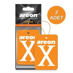 Areon X Vanilla ( Turuncu ) Oto Araç Kokusu 3'lü