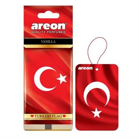 Areon Türk Bayrağı Vanilla Oto Araç Kokusu