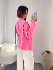 TASARIM BLAZER PEMBE