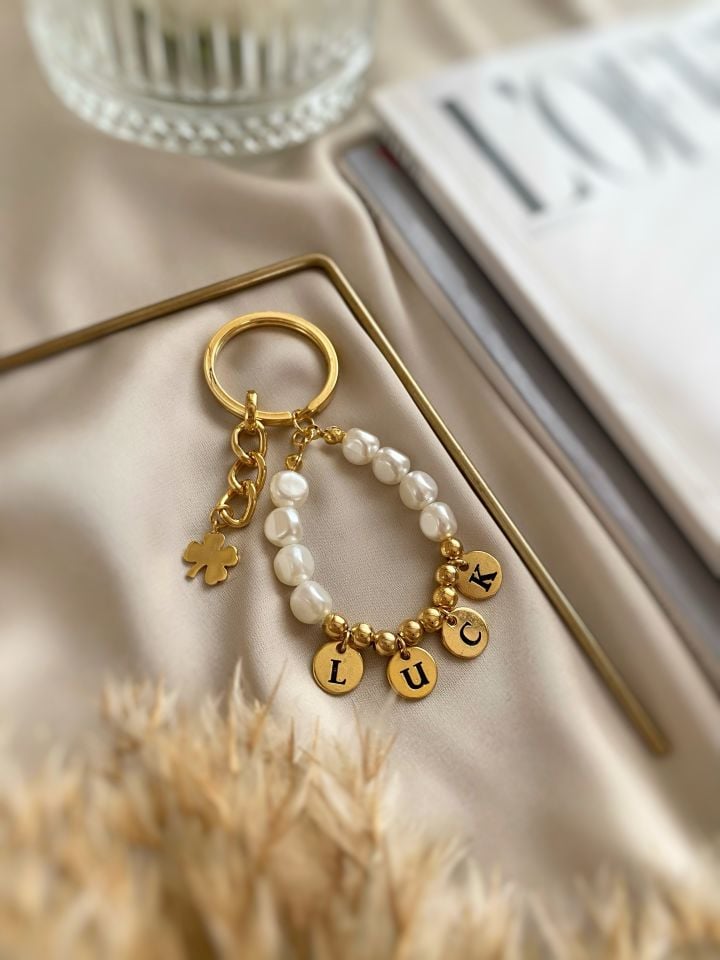 Luck Charm İnci Anahtarlık