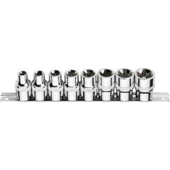 Ceta Form 8 Parça 1/2'' Dış TORX Lokma Anahtar Takımı (Raylı)
