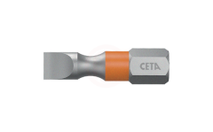 Ceta Form 1/4'' Düz Bits Uç (Renk Kodlu) - 6.5 x 25 mm