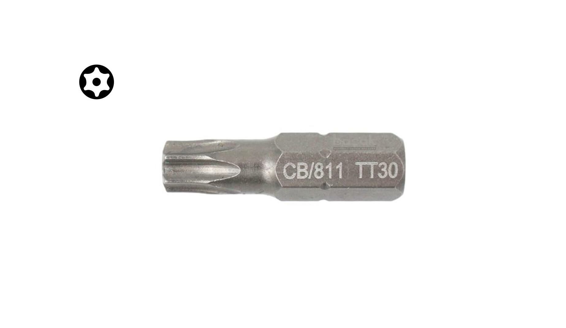 Ceta Form 1/4'' TORX Bits Uç - T30 x 25 mm