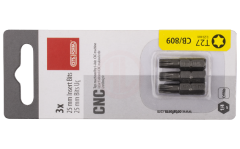 Ceta Form 3 Parça 1/4'' TORX Bits Uç - T20 x 25 mm / Kartlı